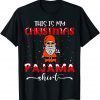 This is My Christmas Pagama Santa Peace Hand Sign Cool Classic Shirt