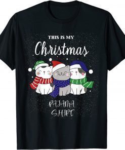 This is My Christmas Pajama Cats 2021 Shirt