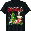 This is My Xmas Pajama Quaker Parrot In Xmas Sock Gift Shirt