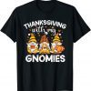 Three Cute Gnomes With Pumpkin Spice Fall Yall Autumn Gnome Classic Shirt