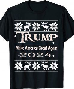 Trump 2024 Make Christmas and America Great Again Gift Shirt