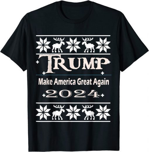 Trump 2024 Make Christmas and America Great Again Gift Shirt