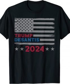 Trump DeSantis 2024 American Flag LImited Shirt