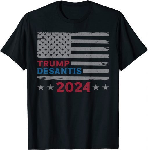 Trump DeSantis 2024 American Flag LImited Shirt