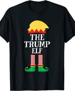 Trump Elf Christmas Matching Family Group Xmas Party Pajama Limited Shirt