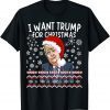 Trump For Christmas 2024 Ugly Christmas Sweater Pajama Gift Shirt