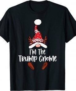 Trump Gnome Buffalo Plaid Matching Family Christmas Pajama T-Shirt