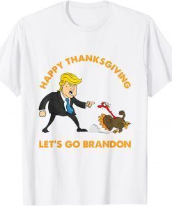 Trump Pointing Turkey Thanksgiving Let's Go Branson Brandon Classic T-Shirt