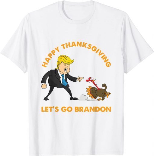 Trump Pointing Turkey Thanksgiving Let's Go Branson Brandon Classic T-Shirt