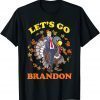 Trump Riding Turkey Let Go Brandon Politics Thanksgiving Unisex Shirt