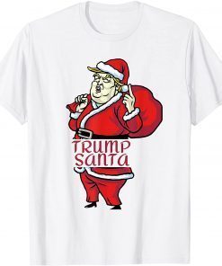 Trump Santa Elf Matching Family Group Christmas Party Pajama Unisex T-Shirt