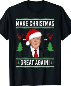 Trump Santa Make Christmas Great Again Ugly Xmas Unisex Shirt