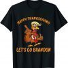 Trump Turkey Happy Thanksgiving Let's Go Brandon Classic Shirt
