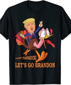 Trump and Turkey Happy Thanksgiving 2021 ShirtTrump and Turkey Happy Thanksgiving 2021 Shirt