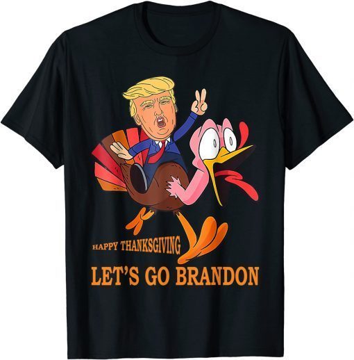 Trump and Turkey Happy Thanksgiving 2021 ShirtTrump and Turkey Happy Thanksgiving 2021 Shirt