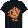 Turkey Baseball Glove Vintage Cute Thanksgiving Classic Shirt