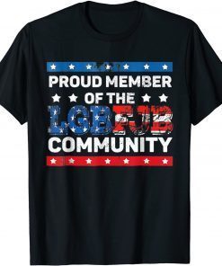 US FLAG Republicans Proud Member Of LGBFJB Community Gift T-Shirt