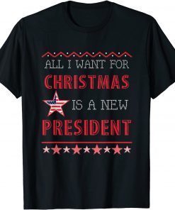 Ugly Christmas All I Want For Christmas Is A New President Limited Shirt