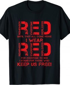 Until They Come Home My Soldier US Flag Red Friday Military Classic T-Shirt