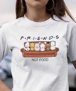 Vegetarian Vegan Friends Not Food Shirt