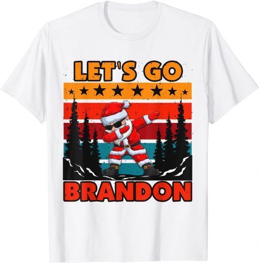 Vintage Christmas Lets Go Branson Brandon Anti Liberal Classic Shirt