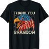 Vintage Eagle Flag Republican Thank You Brandon Classic Shirt