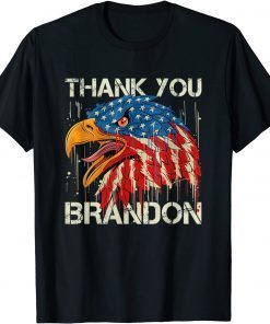 Vintage Eagle Flag Republican Thank You Brandon Classic Shirt