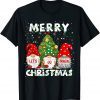 Vintage Merry Christmas Let's go Gnomies brandon Anti Biden 2021 Shirt