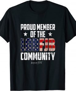 Vintage Proud Member Of The LGBFJB Community US Flag Unisex Shirt