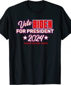 Vote Biden For President 2024 Joe Biden 2024 Democrat Unisex Shirt