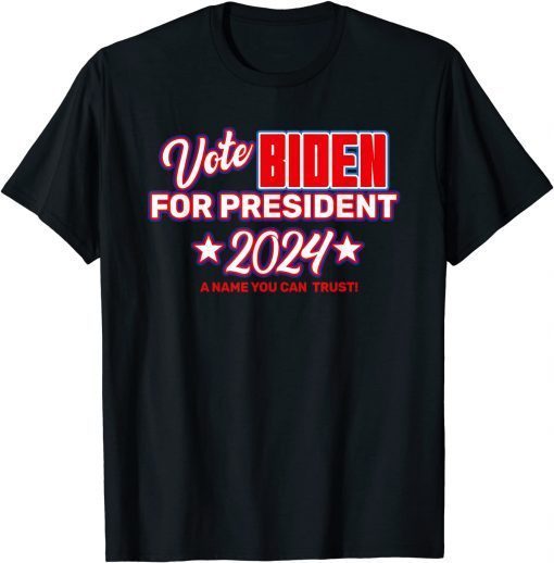 Vote Biden For President 2024 Joe Biden 2024 Democrat Unisex Shirt