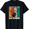 Watch the Pins go down - Bowler and Retro Bowling 2021 Shirt