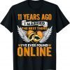 11 Years Ago I Married The Best Thing 11 Wedding Anniversary Shirt