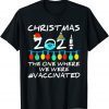 2021 Covid Vaccine Christmas Lights Ornament The One Where Unisex Shirt