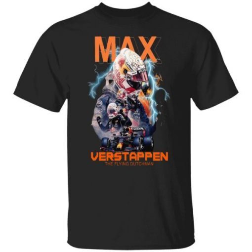 2021 Max Verstappen F1 World Champion The Flying Dutchman Official shirt