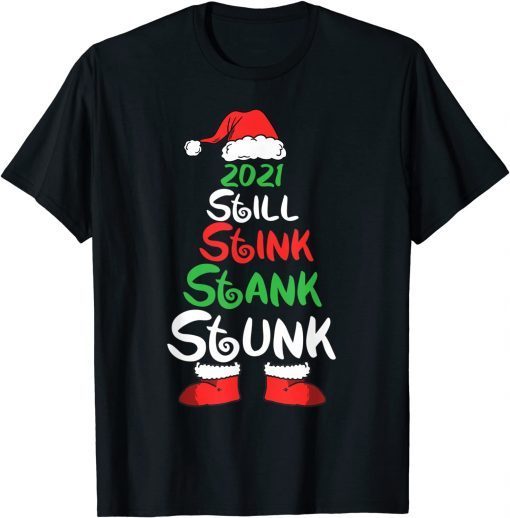 2021 Still Stink stank stunk Anti Biden Christmas family pjs Unisex Shirt