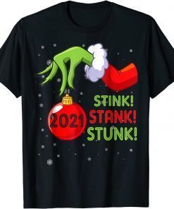 2021 Stink Stank Stunk Christmas Pajama Elf Matching Group X-mas 2022 Shirt