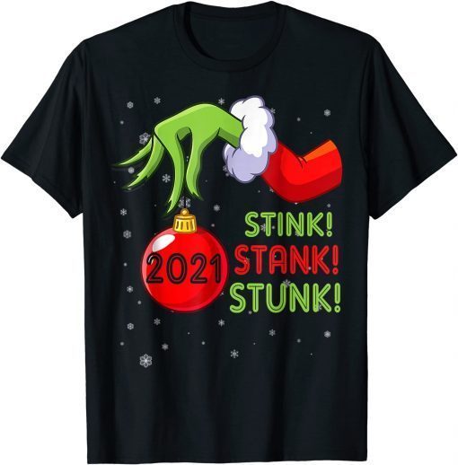 2021 Stink Stank Stunk Christmas Pajama Elf Matching Group X-mas 2022 Shirt