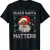 African American Santa Black Matters Christmas Pajama Family Classic Shirt