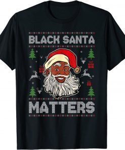 African American Santa Black Matters Christmas Pajama Family Classic Shirt