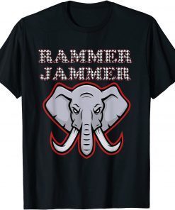 Alabama Rammer Jammer Houndstooth Elephant Tide Football Gift Shirt