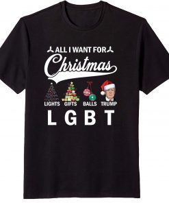 All I Want For Christmas Donald Trump LGBT Christmas Unisex T-Shirt