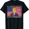 All I Want For Christmas Is A New President Xmas Trump US Gift Shirt