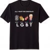 All I Want For Christmas lights Gifts Balls Trump LGBT Classic Shirt