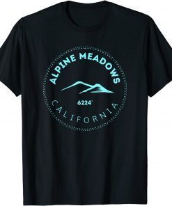 Alpine Meadows California Mountain Town - Elevated CA Skiing Limited Shirt