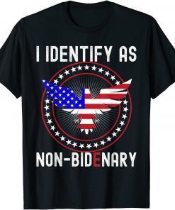 American Flag Patriots I Identify As Non-Bidenary Eagle 2022 Shirt