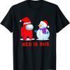 Among Red Is Sus Christmas With Us Xmas Santa Hat Limited Shirt