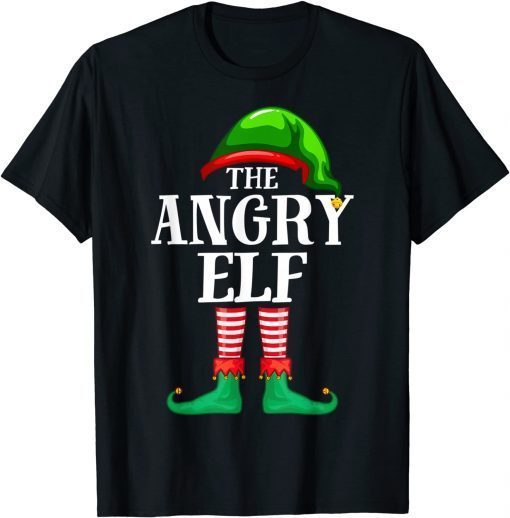 Angry Elf Matching Family Group Christmas Party Pajama Classic Shirt