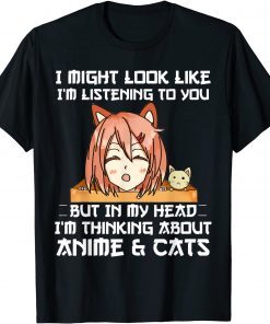 Anime And Cats Lover Anime Merch Official Shirt