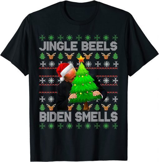 Anti Biden Jingle Bells Biden Smells Uglys Christmas Sweater Gift Shirt